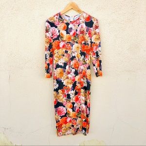 GIVENCHY Secret Garden Floral Jersey Dress 40 US 8